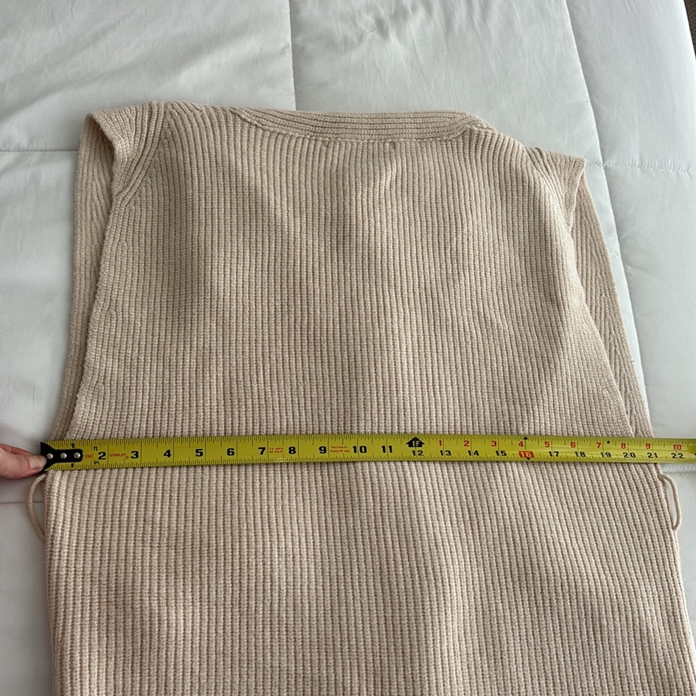 Cream Sweater Vest - Picture 8 of 12